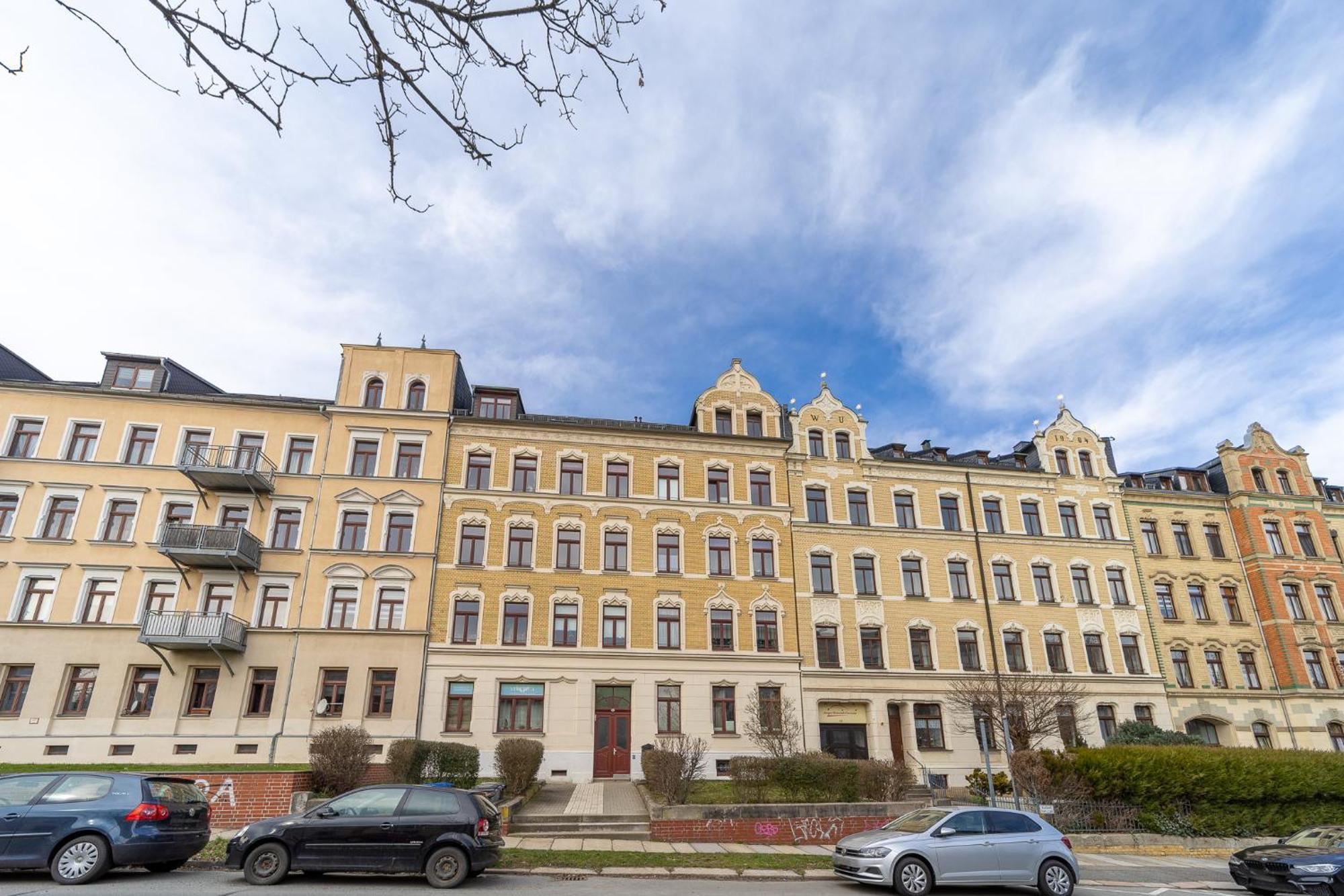 Schlossberg-Domizil Mit Weitblick - Arbeitsplatz, Balkon, Netflix, Badewanne & Yogamatte 켐니츠 외부 사진