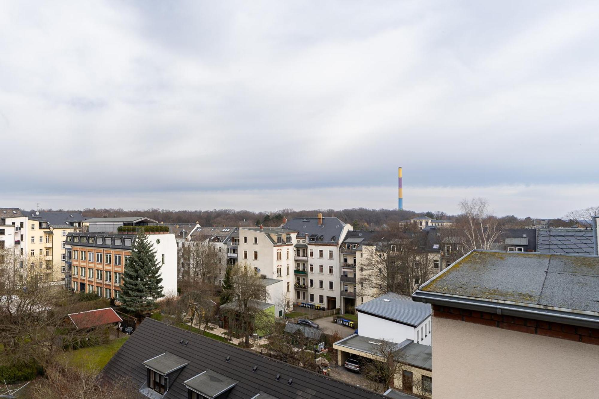 Schlossberg-Domizil Mit Weitblick - Arbeitsplatz, Balkon, Netflix, Badewanne & Yogamatte 켐니츠 외부 사진